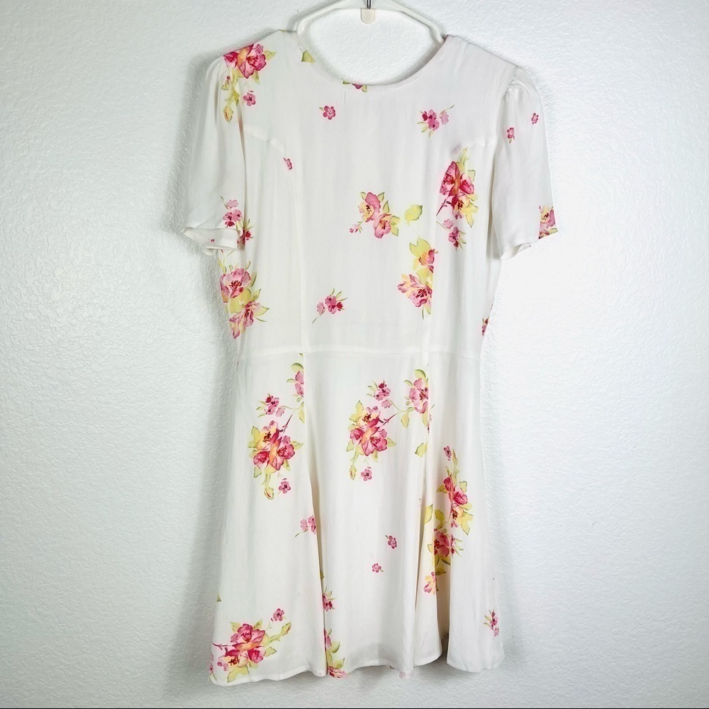 Privacy Please henson lace up back mini dress size M